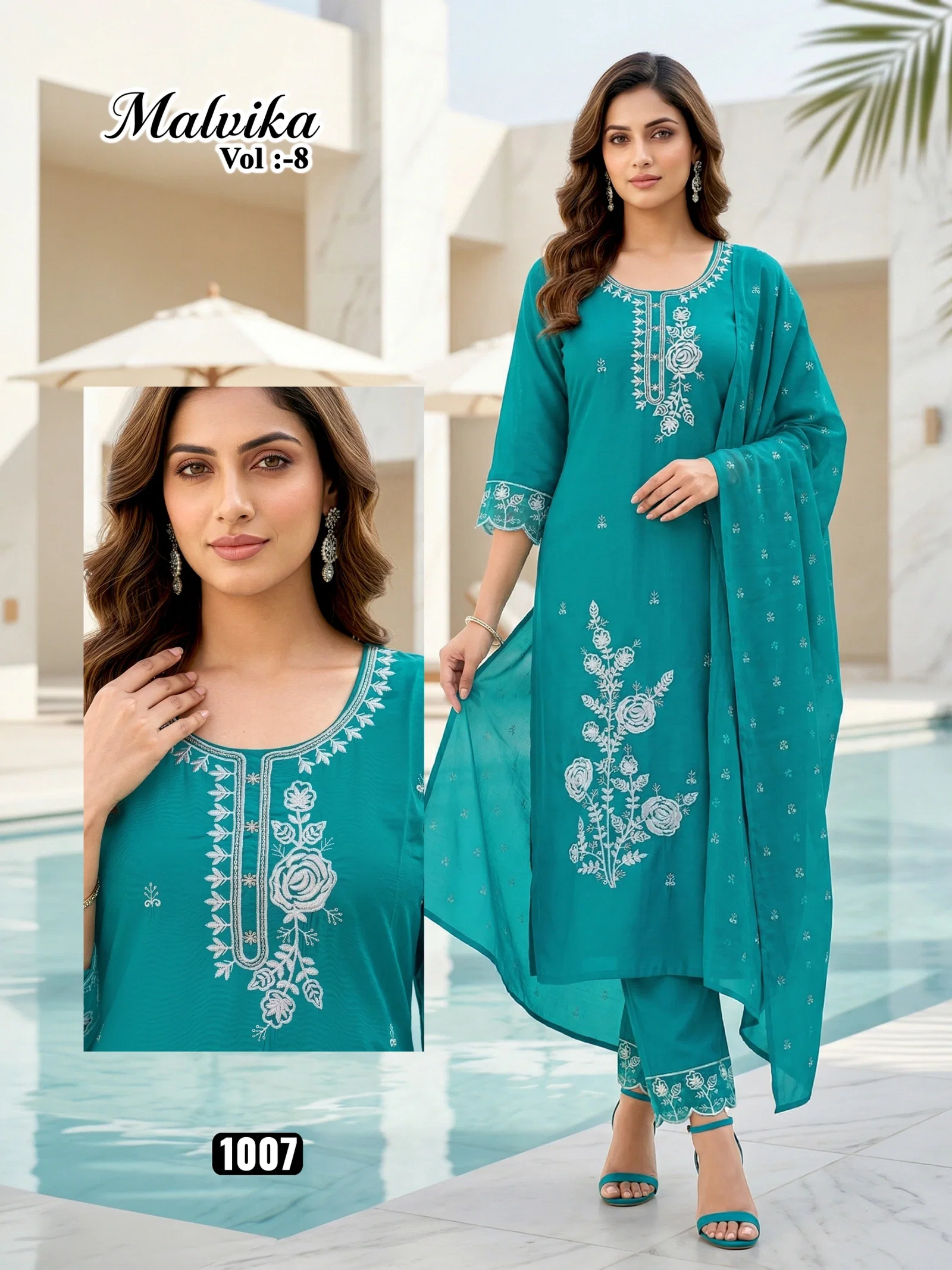 Launching Dnp Malvika 8 Roman Silk Top Bottom With Dupatta Wholesale 2026