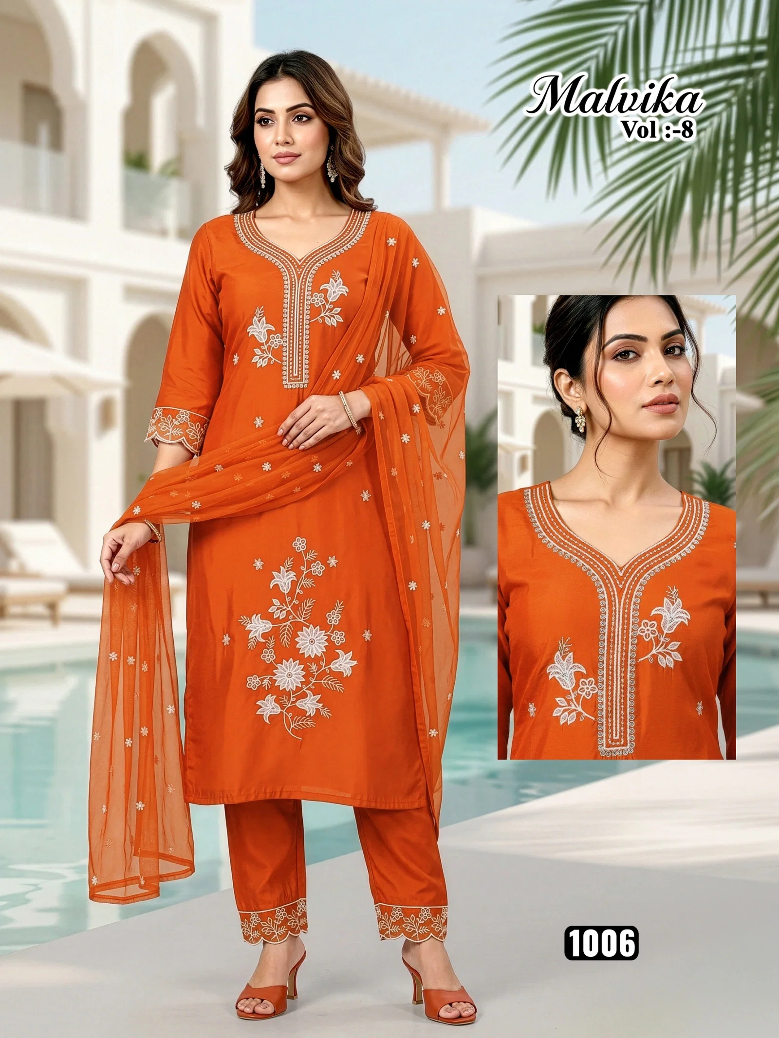 Launching Dnp Malvika 8 Roman Silk Top Bottom With Dupatta Wholesale 2026