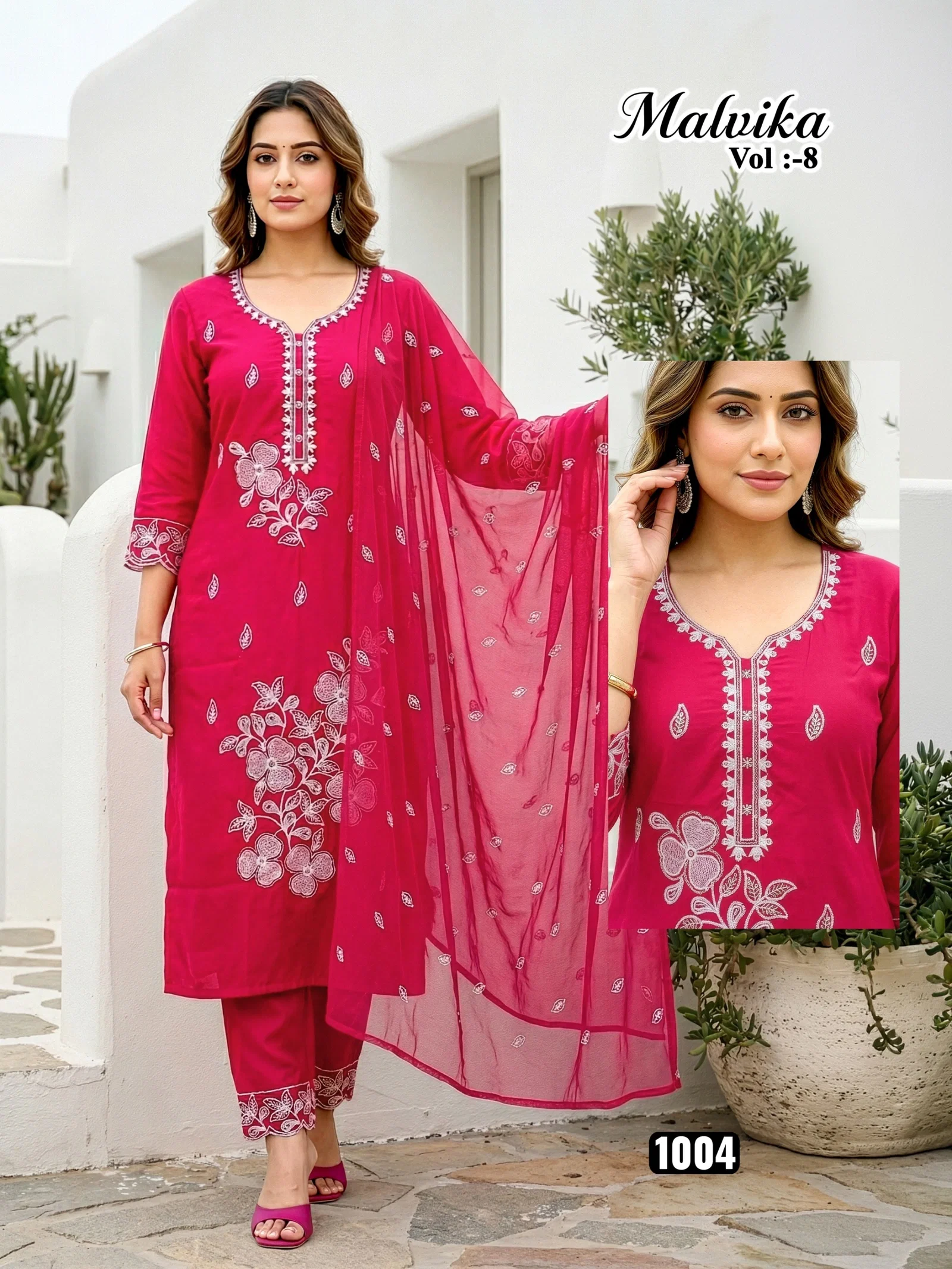 Launching Dnp Malvika 8 Roman Silk Top Bottom With Dupatta Wholesale 2026