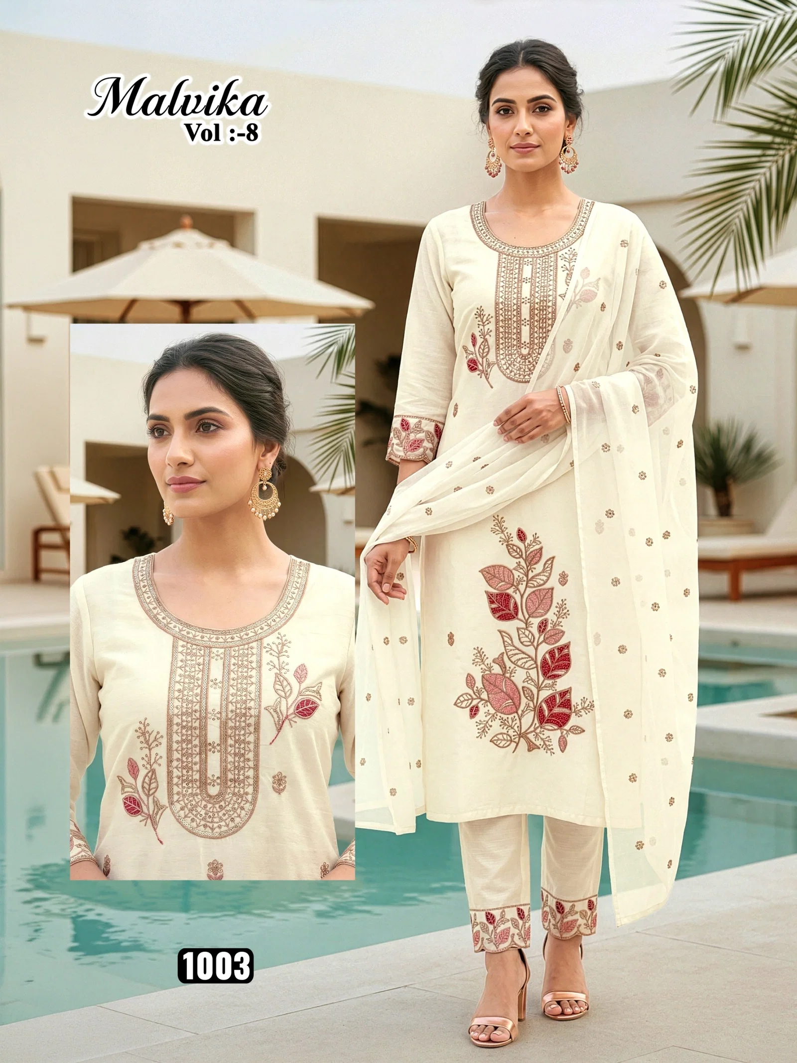 Launching Dnp Malvika 8 Roman Silk Top Bottom With Dupatta Wholesale 2026