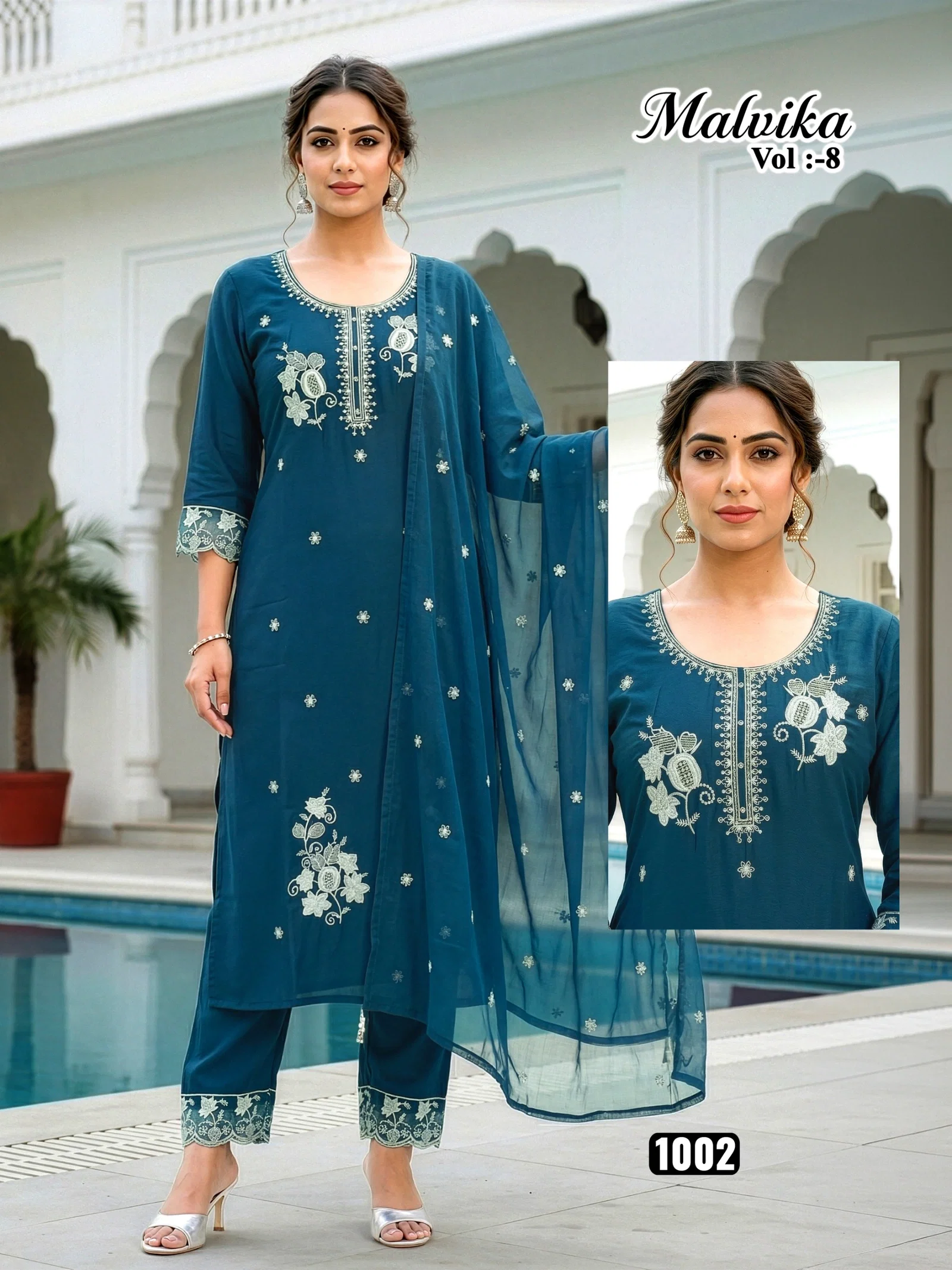 Launching Dnp Malvika 8 Roman Silk Top Bottom With Dupatta Wholesale 2026