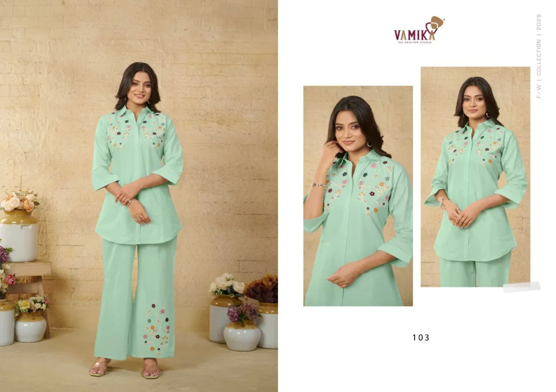 Latest Vamika Victoria Cambric Cotton Co Ord Set Collection Wholesale 2026