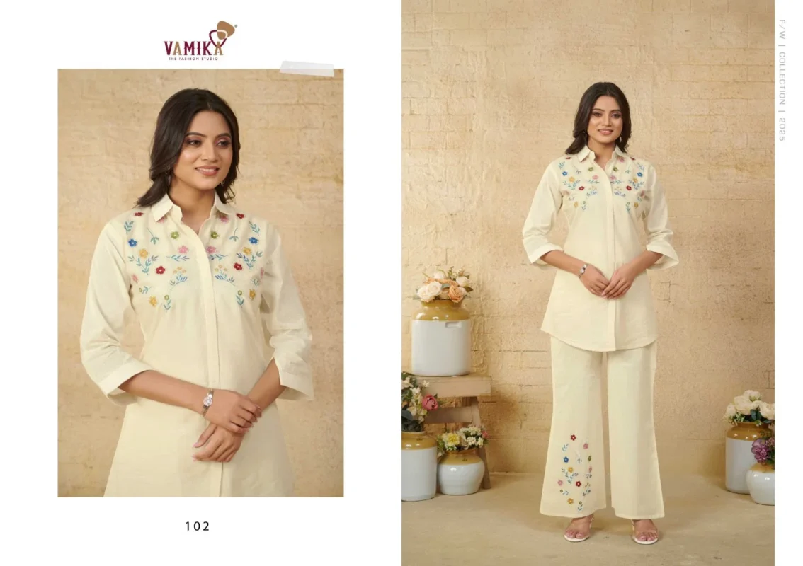 Latest Vamika Victoria Cambric Cotton Co Ord Set Collection Wholesale 2026