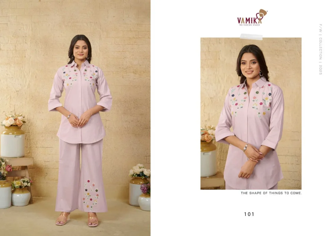 Latest Vamika Victoria Cambric Cotton Co Ord Set Collection Wholesale 2026