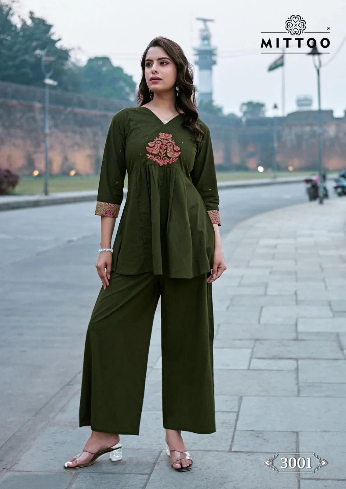 Latest Mittoo Cotton Candy Dhabu Cotton Thread Worked Co Ord Set Collection Wholesale 2026