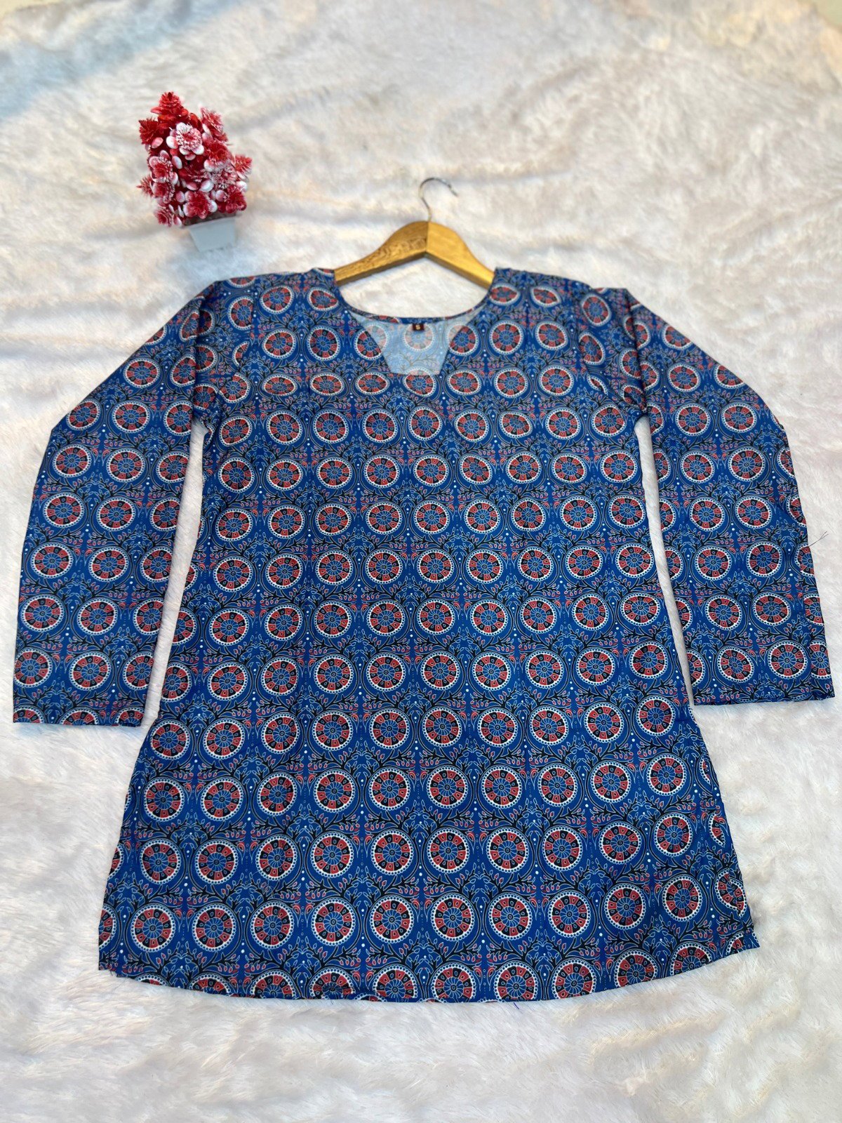 Launching Aawiya RJ 09 Heavy Muslin Digital Printed Tunic Style Top Wholesale 2026
