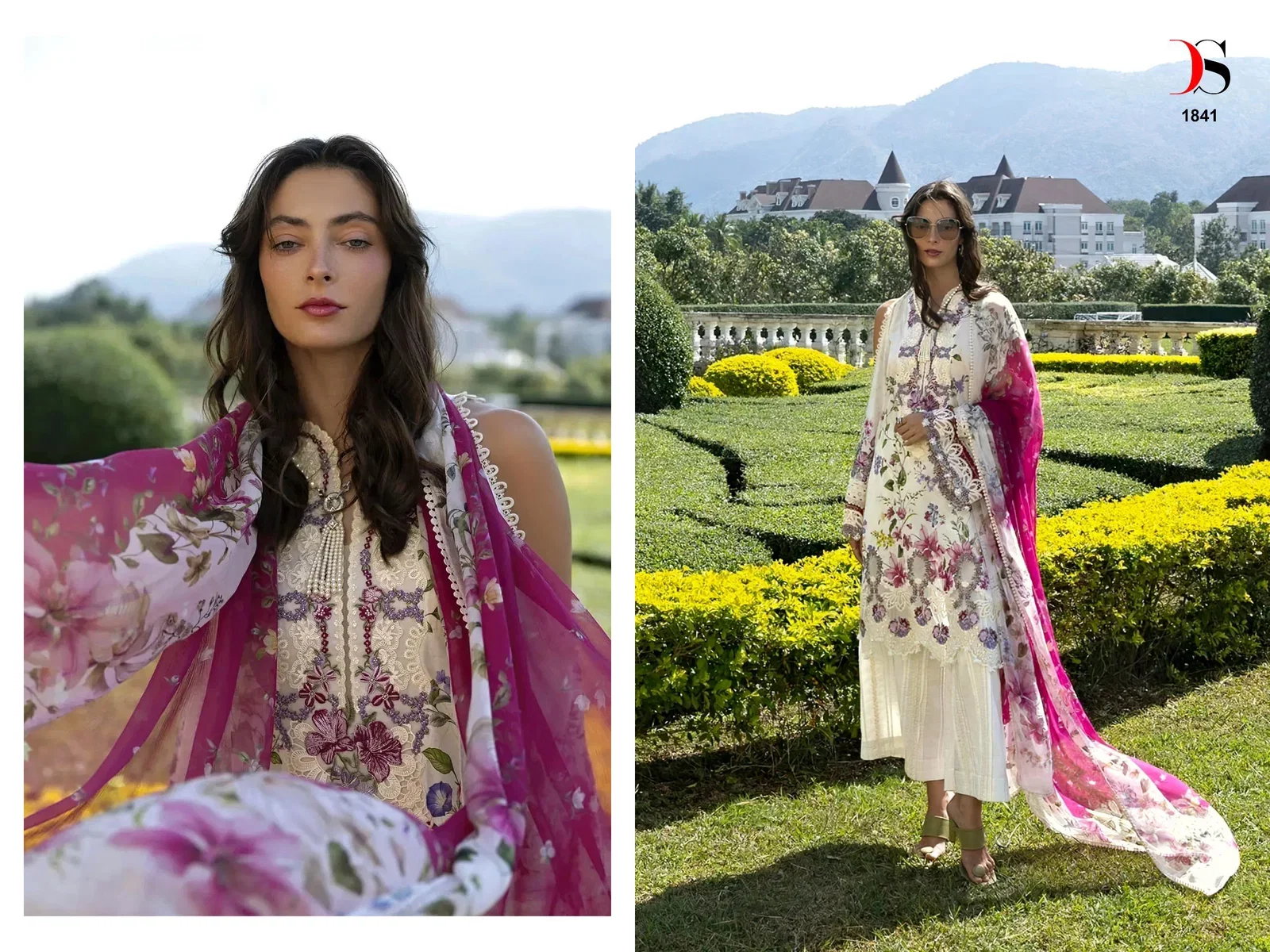 Beautiful Deepsy Elaf Signature Chiffon Dupatta Cotton Embroidered Salwar Kameez Wholesale 2026