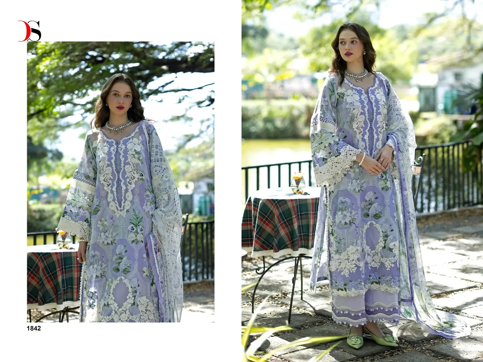 Beautiful Deepsy Elaf Signature Chiffon Dupatta Cotton Embroidered Salwar Kameez Wholesale 2026