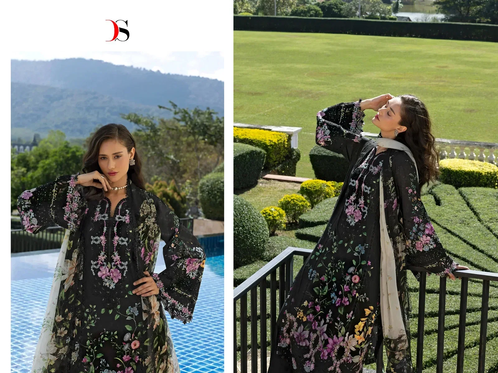 Beautiful Deepsy Elaf Signature Chiffon Dupatta Cotton Embroidered Salwar Kameez Wholesale 2026