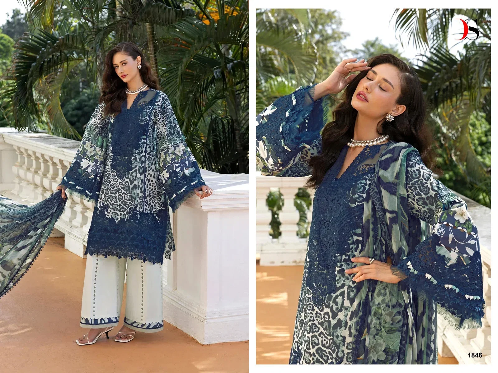 Beautiful Deepsy Elaf Signature Chiffon Dupatta Cotton Embroidered Salwar Kameez Wholesale 2026