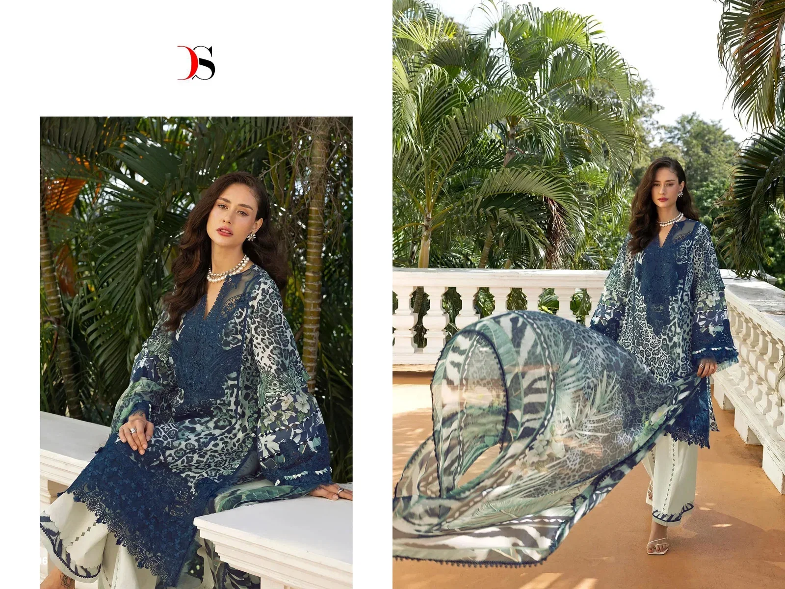 Beautiful Deepsy Elaf Signature Chiffon Dupatta Cotton Embroidered Salwar Kameez Wholesale 2026