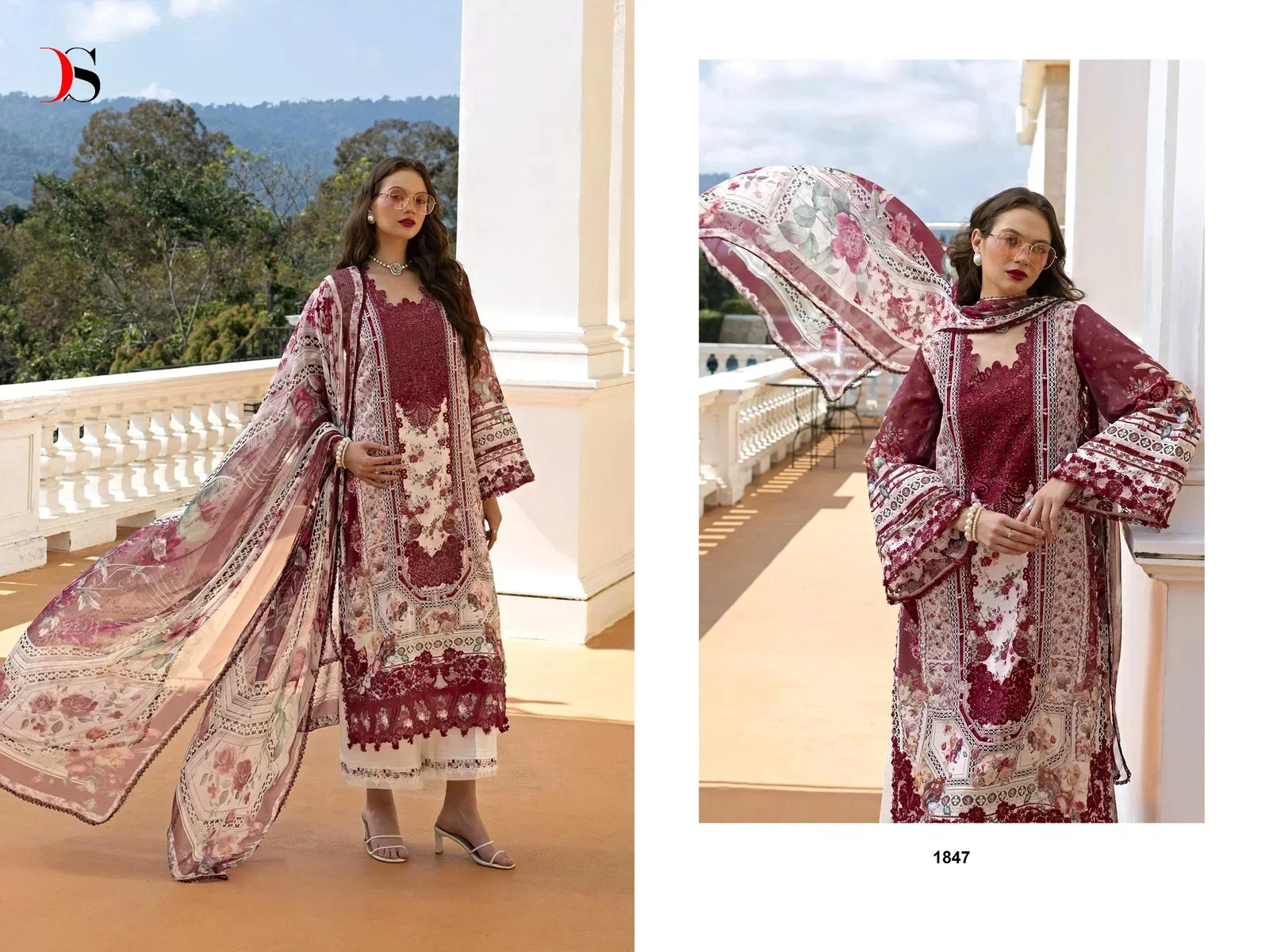 Beautiful Deepsy Elaf Signature Chiffon Dupatta Cotton Embroidered Salwar Kameez Wholesale 2026