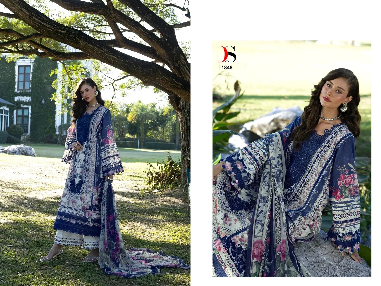 Beautiful Deepsy Elaf Signature Chiffon Dupatta Cotton Embroidered Salwar Kameez Wholesale 2026