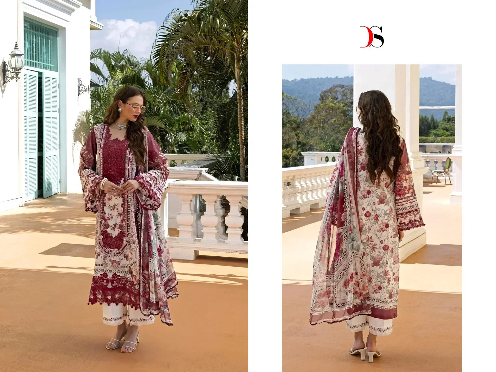 Beautiful Deepsy Elaf Signature Chiffon Dupatta Cotton Embroidered Salwar Kameez Wholesale 2026
