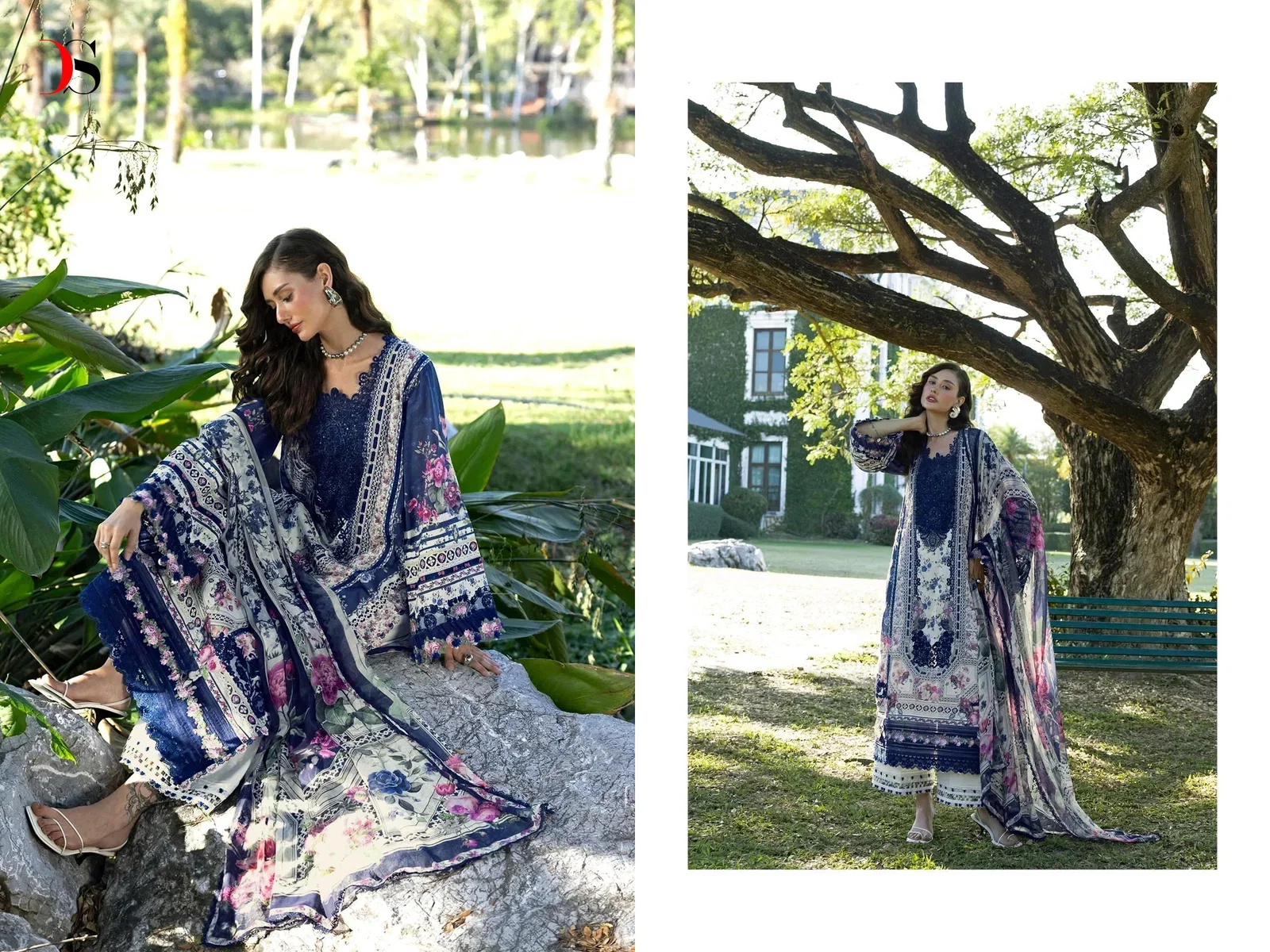 Beautiful Deepsy Elaf Signature Chiffon Dupatta Cotton Embroidered Salwar Kameez Wholesale 2026