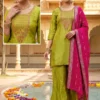 Stylish Dnp Glamour Roman Glass Top Bottom With Dupatta Wholesale 2026