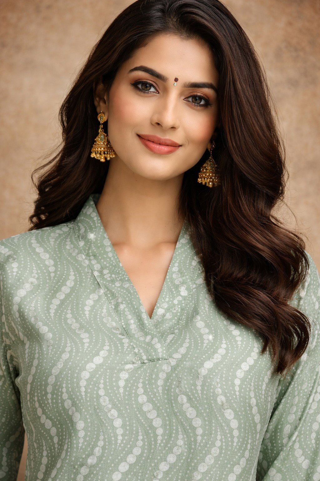 Stylish Aawiya RJ Green Heavy Muslin Digital Printed Tunic Style Top Wholesale 2026