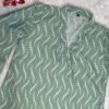 Stylish Aawiya RJ Green Heavy Muslin Digital Printed Tunic Style Top Wholesale 2026