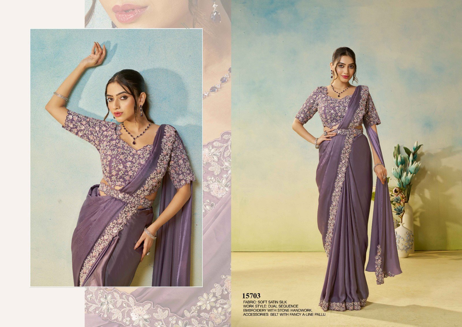 Buy Mahotsav Mohmanthan 15700 Odyssey Satin Silk Designer Saree Collection Wholesale 2026