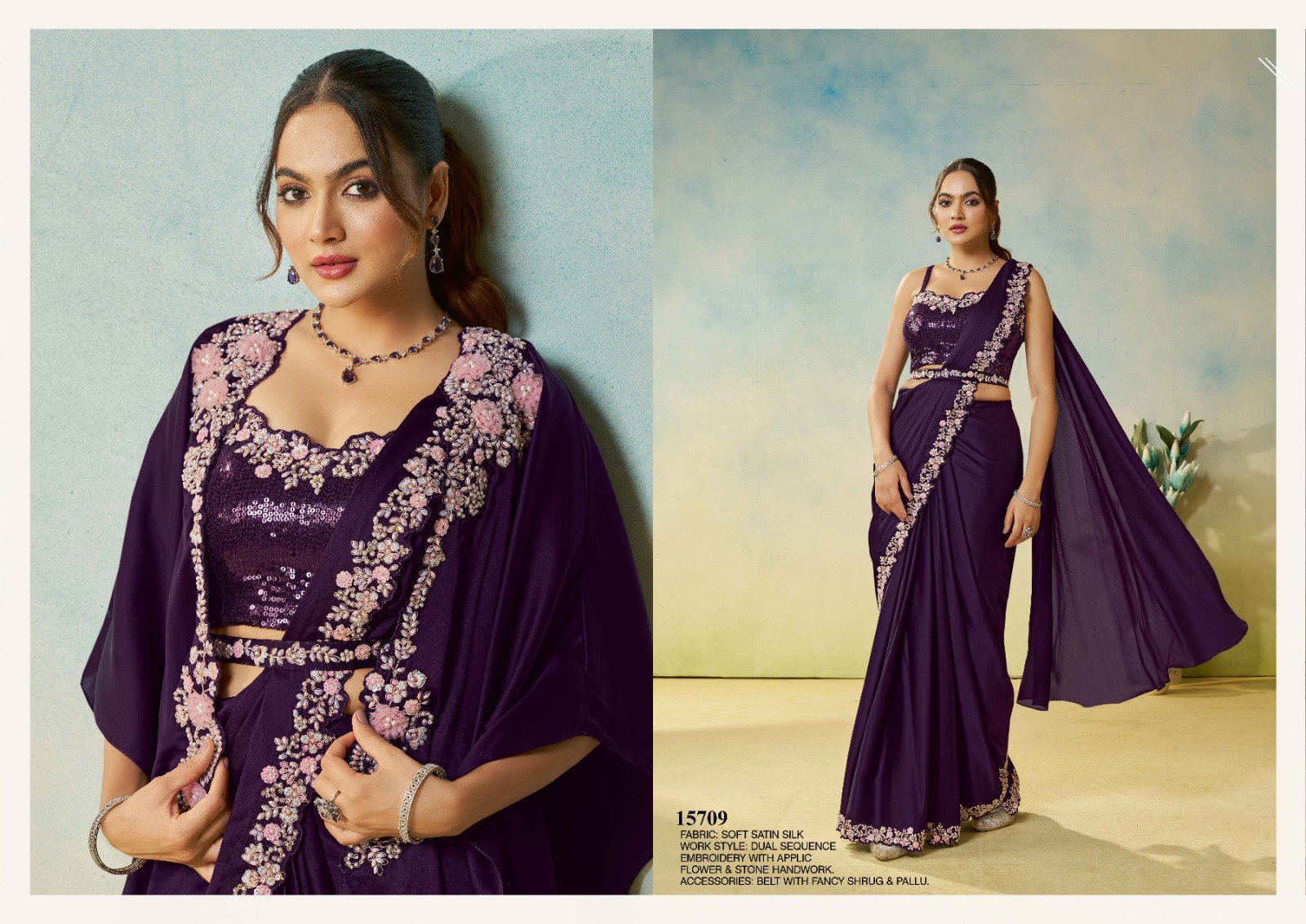 Buy Mahotsav Mohmanthan 15700 Odyssey Satin Silk Designer Saree Collection Wholesale 2026