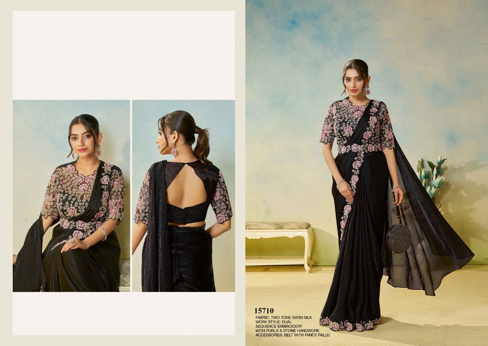 Buy Mahotsav Mohmanthan 15700 Odyssey Satin Silk Designer Saree Collection Wholesale 2026