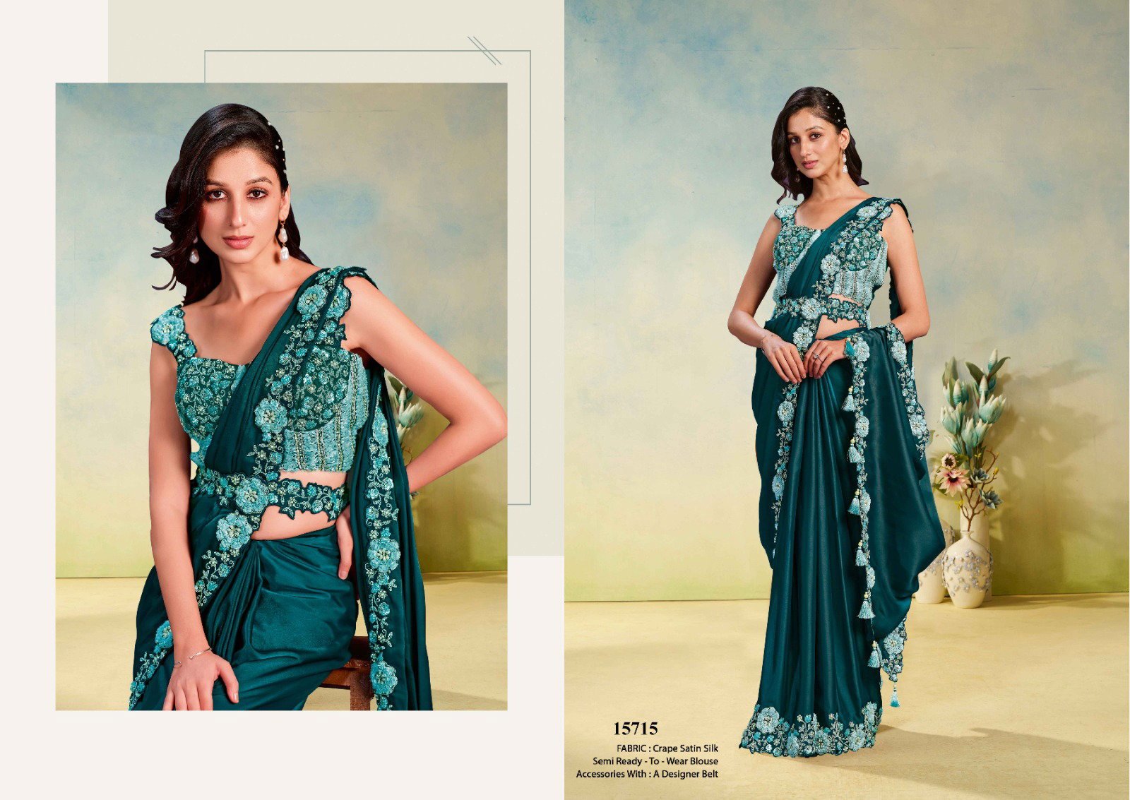 Buy Mahotsav Mohmanthan 15700 Odyssey Satin Silk Designer Saree Collection Wholesale 2026