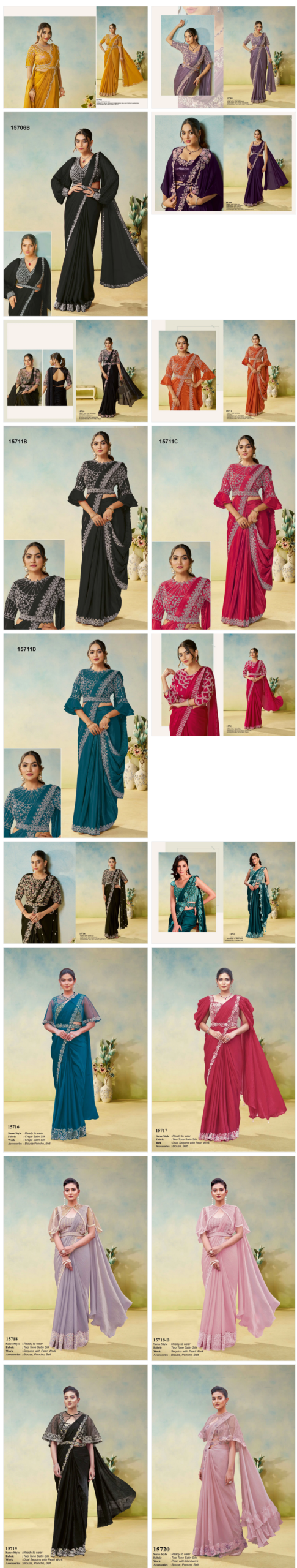 Buy Mahotsav Mohmanthan 15700 Odyssey Satin Silk Designer Saree Collection Wholesale 2026