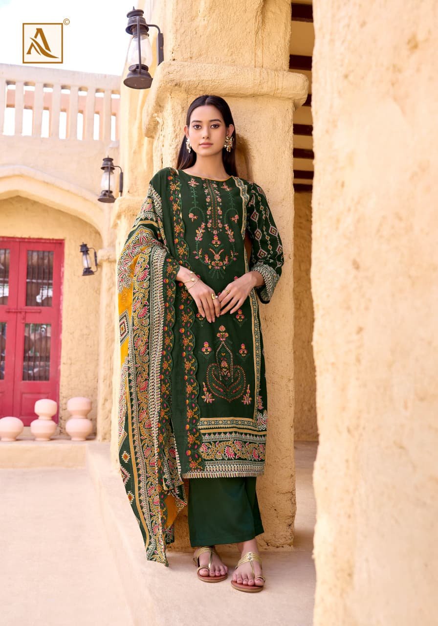 Alok Bin Saeed Edition 14 Cambric Cotton Pakistani Prints Dress Material Wholesale