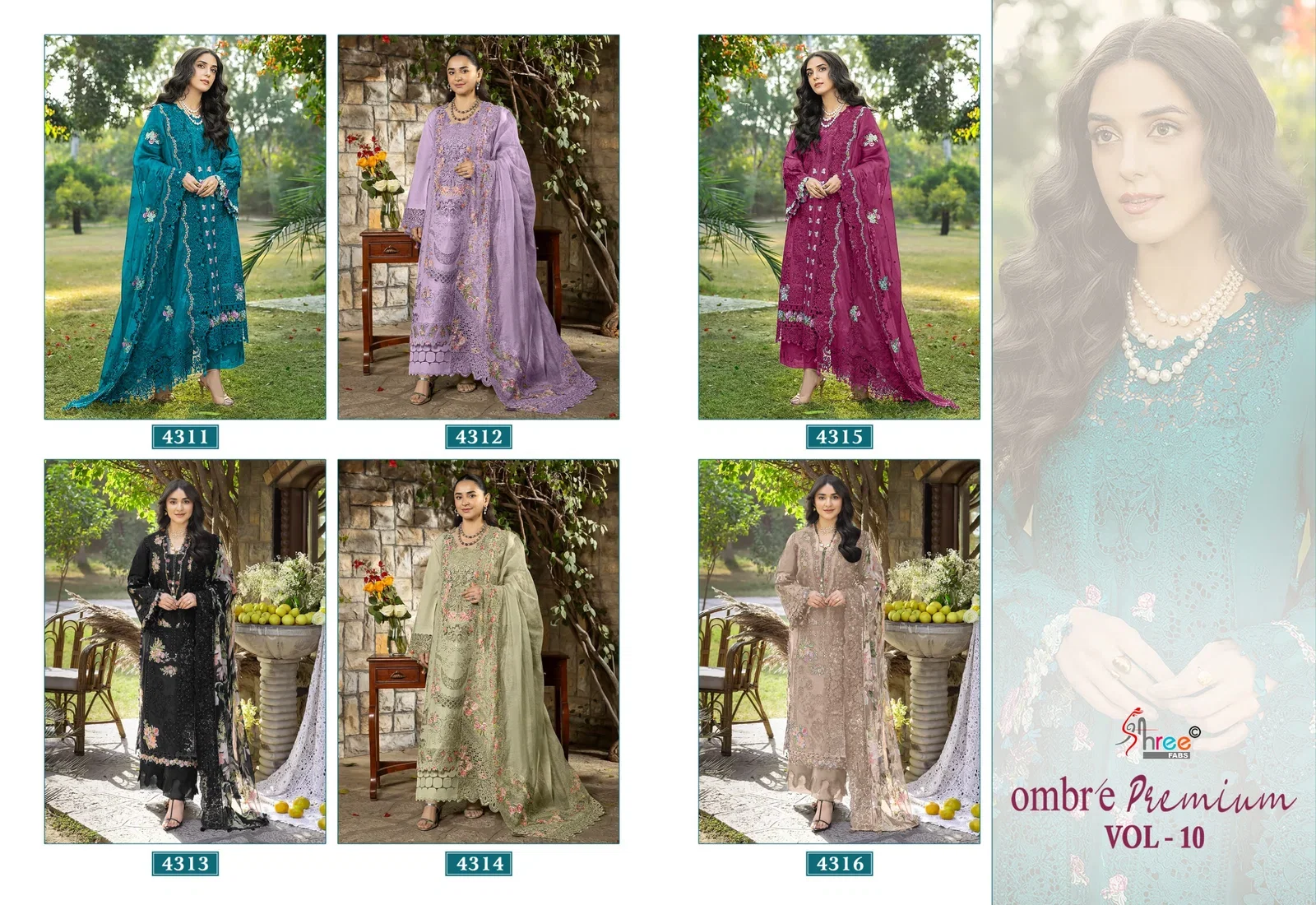 Beautiful Shree Ombre Premium Vol 10 Cotton Mal Dupatta Cotton Pakistani Salwar Kameez Wholesale 2026