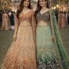 Launching Mrudangi Rosy Premium Net With Handworked Designer Lehenga Choli Collection Wholesale 2026