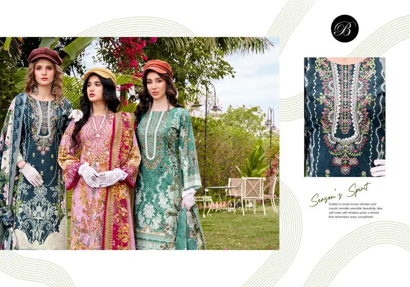 Beautiful Belliza Gulistaan Cotton Digital Printed Dress Material Wholesale 2026