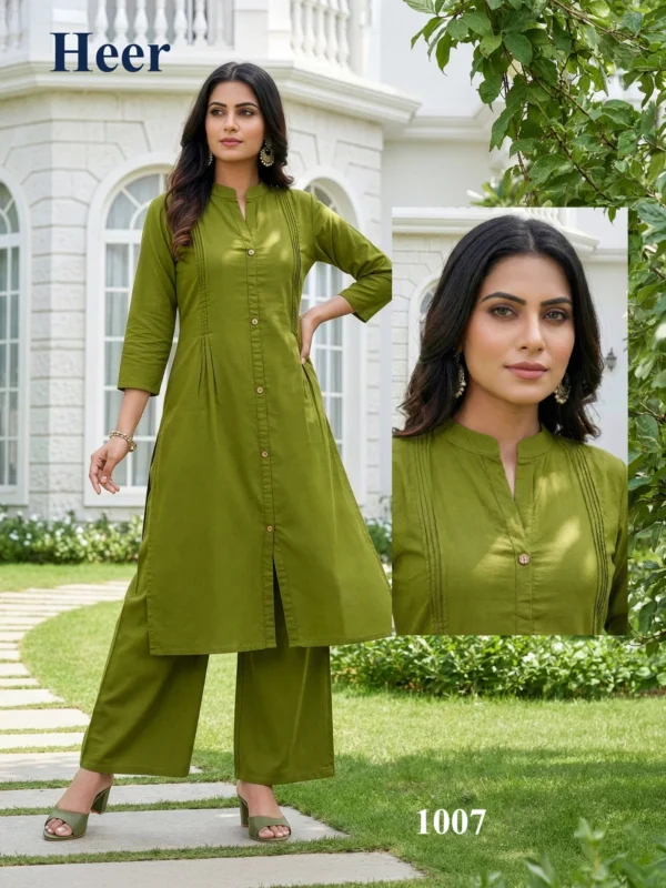 Stylish Dnp Heer Dhabu Cotton Top With Plazo Set Wholesale 2026