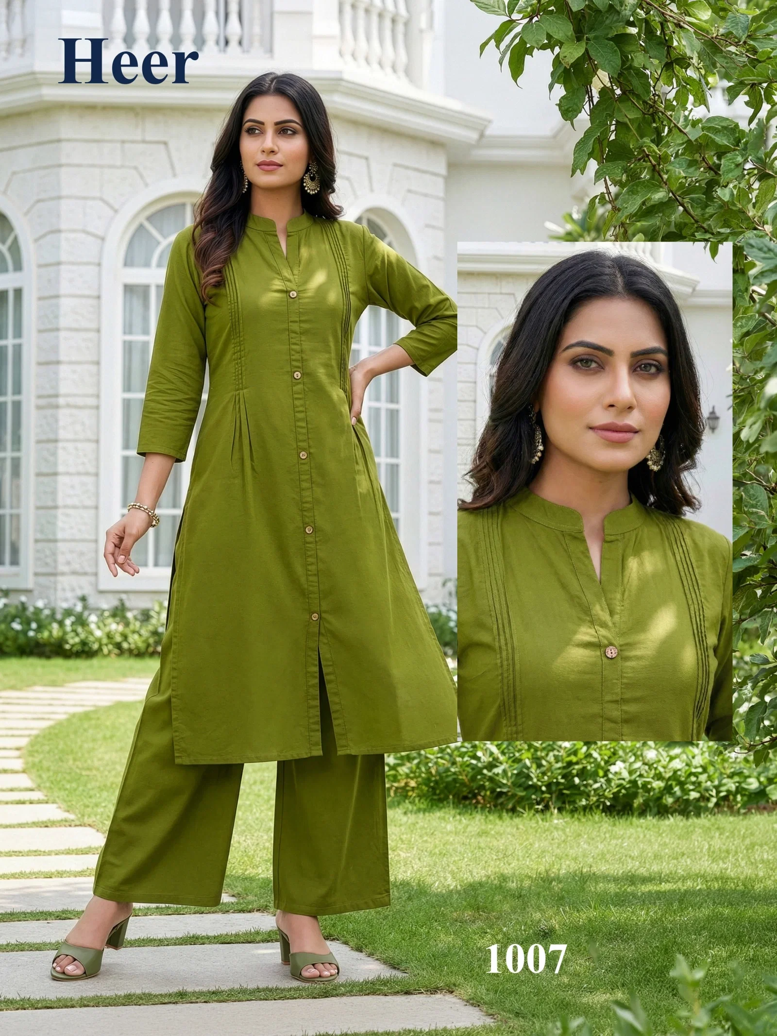 Stylish Dnp Heer Dhabu Cotton Top With Plazo Set Wholesale 2026