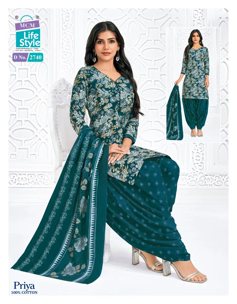 Beautiful Mcm Priya Special Vol 27 Cotton Printed Dress Material Collection Wholesale 2026