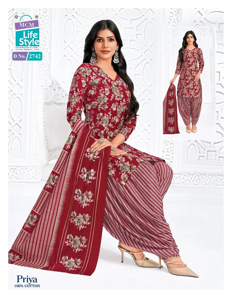 Beautiful Mcm Priya Special Vol 27 Cotton Printed Dress Material Collection Wholesale 2026
