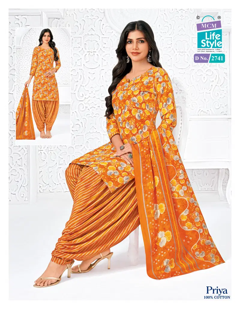 Beautiful Mcm Priya Special Vol 27 Cotton Printed Dress Material Collection Wholesale 2026