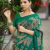 Stylish Kashvi Alex Vol 1 Black Vichitra Printed Saree Wholesale 2026
