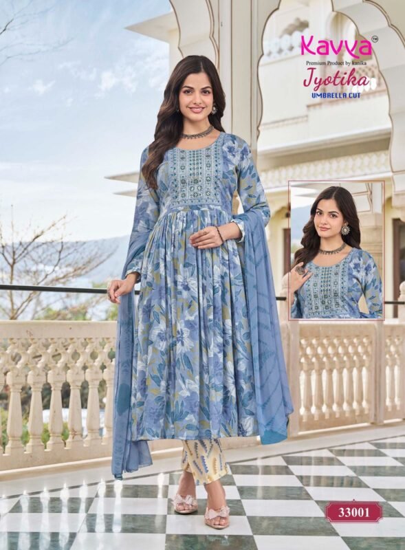Latest Kavya Jyotika Vol 33 Capsule Foil Printed Kurti Bottom With Dupatta Wholesale 2026