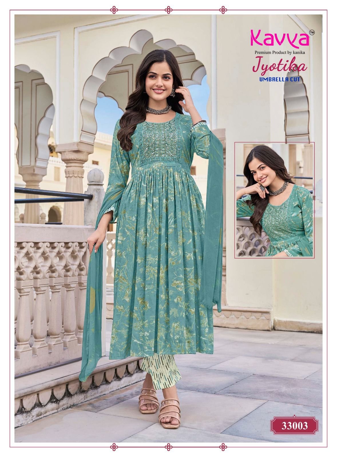 Latest Kavya Jyotika Vol 33 Capsule Foil Printed Kurti Bottom With Dupatta Wholesale 2026