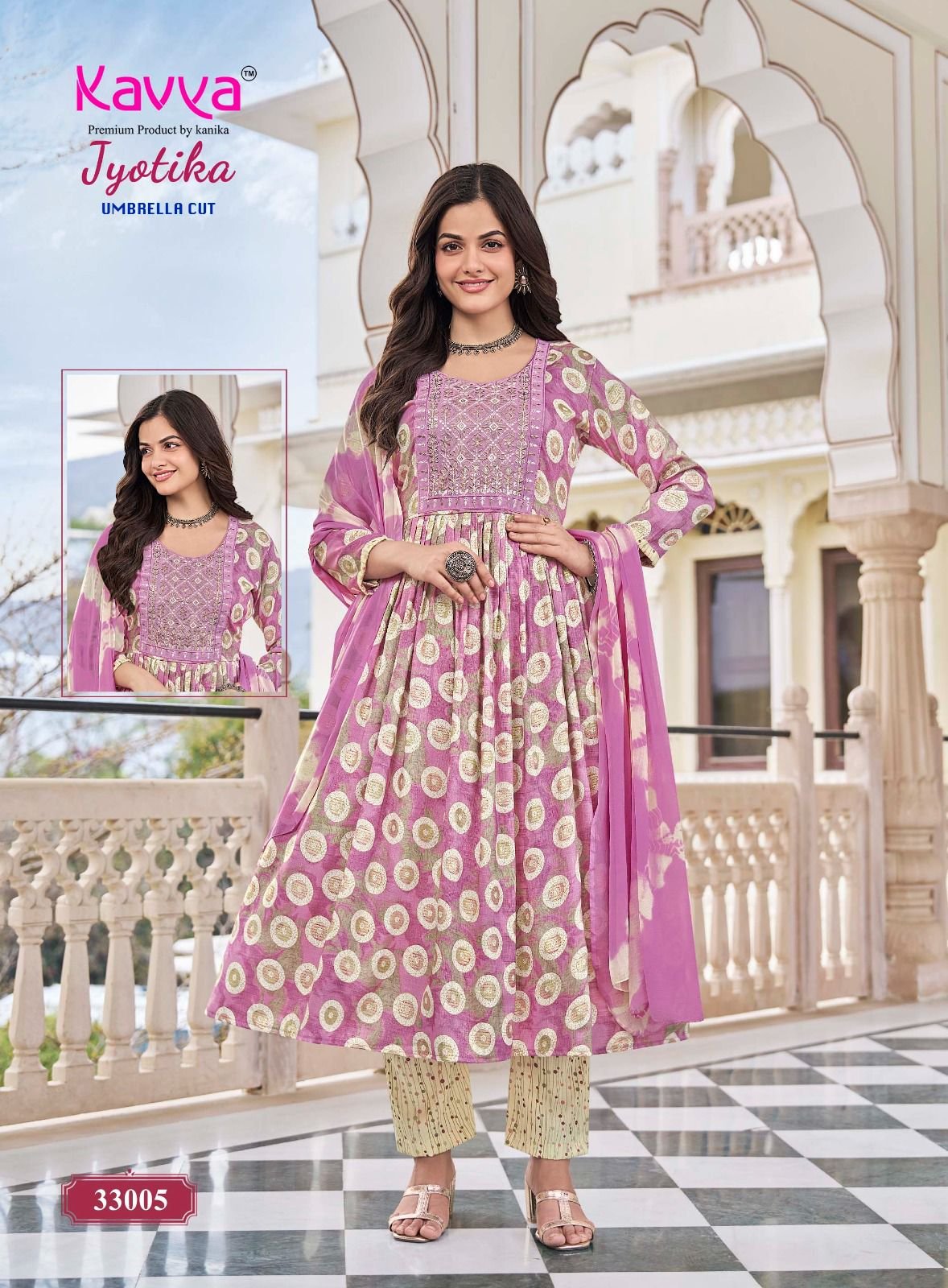 Latest Kavya Jyotika Vol 33 Capsule Foil Printed Kurti Bottom With Dupatta Wholesale 2026