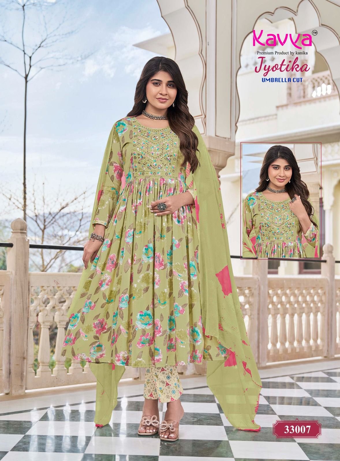 Latest Kavya Jyotika Vol 33 Capsule Foil Printed Kurti Bottom With Dupatta Wholesale 2026