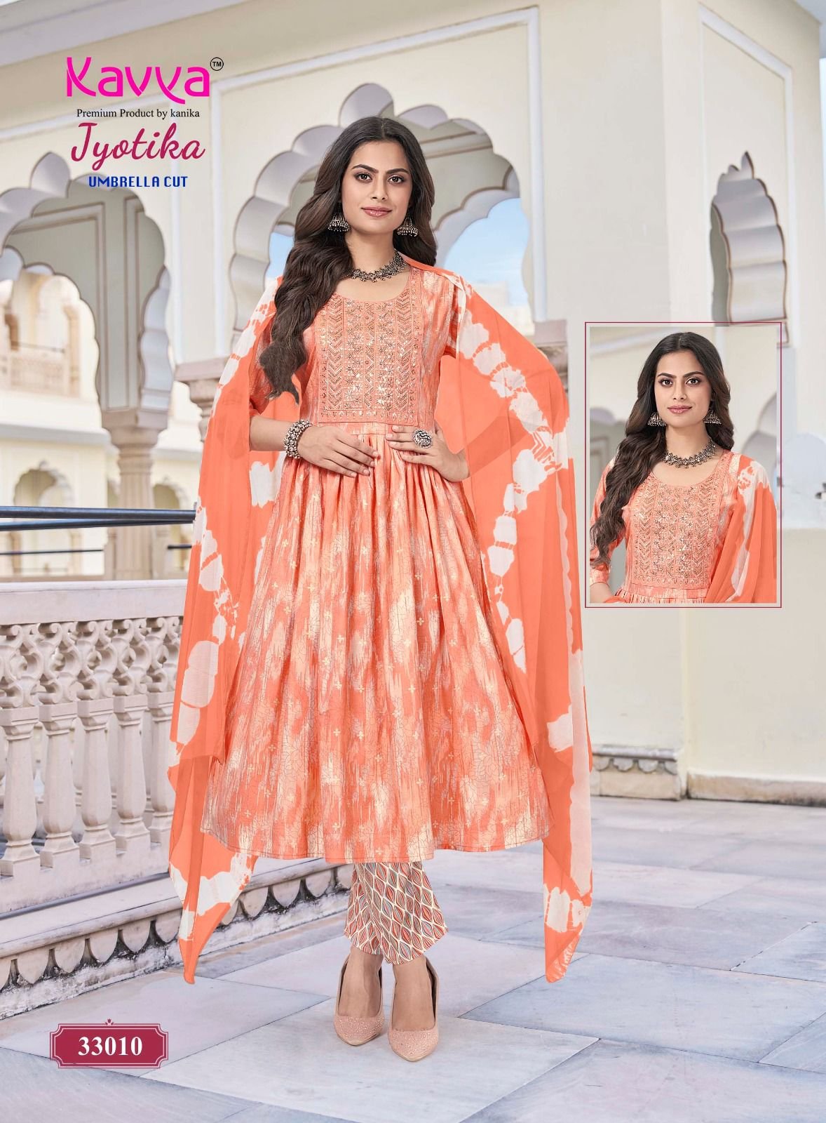 Latest Kavya Jyotika Vol 33 Capsule Foil Printed Kurti Bottom With Dupatta Wholesale 2026