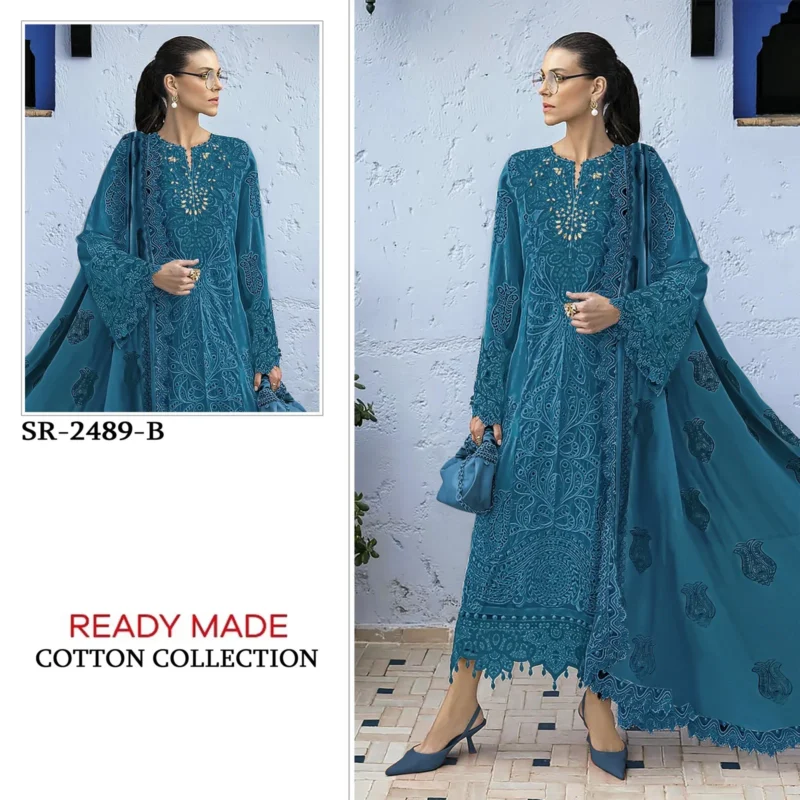 Beautiful Shree Sr 2489 Cambric Cotton Embroidered Salwar Kameez Wholesale 2026