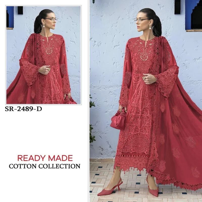 Beautiful Shree Sr 2489 Cambric Cotton Embroidered Salwar Kameez Wholesale 2026