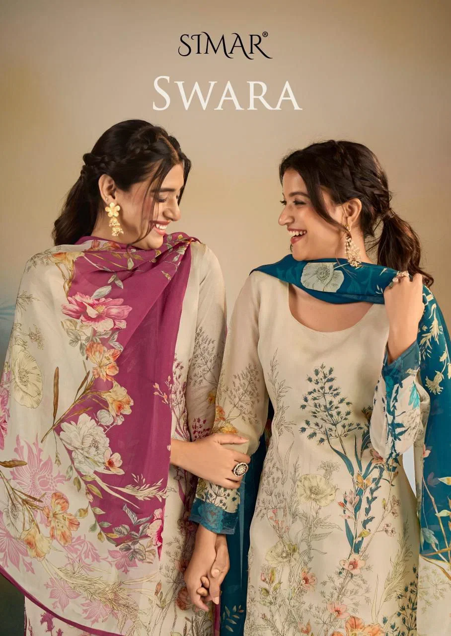 Glossy Simar Swara Viscose Organaza Digital Printed Salwar Kameez Wholesale