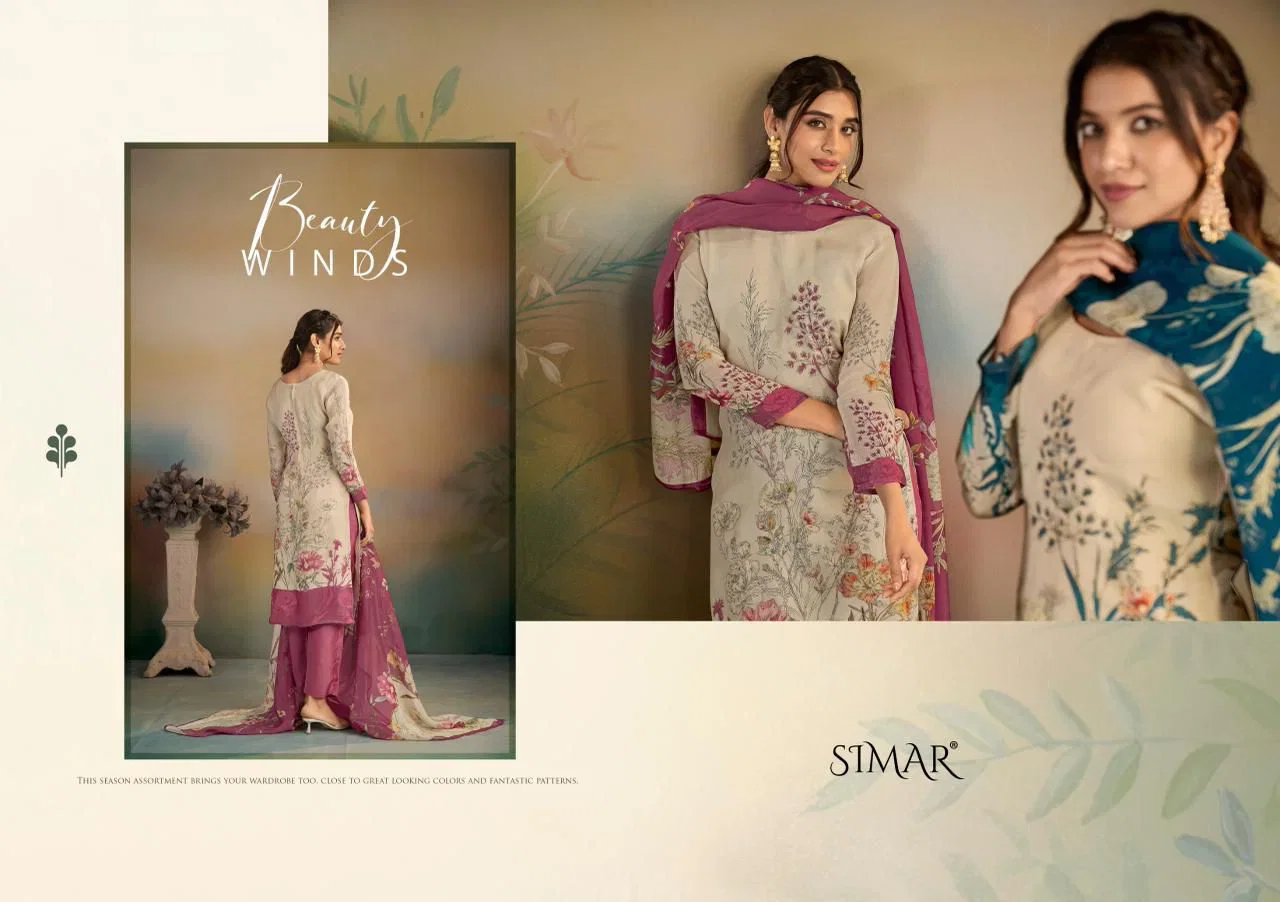 Latest Glossy Simar Swara Viscose Organaza Digital Printed Salwar Kameez Wholesale 2026