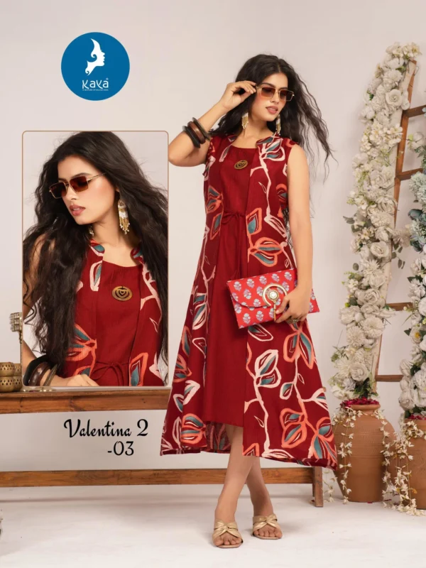 Launching Kaya Velentina Vol 2 Berlin Printed Kurti Collection Wholesale 2026