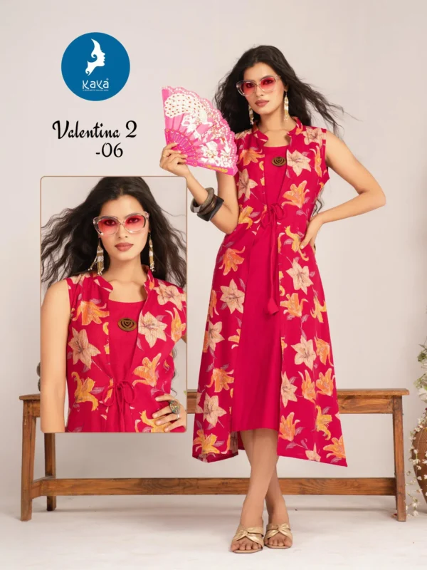 Launching Kaya Velentina Vol 2 Berlin Printed Kurti Collection Wholesale 2026