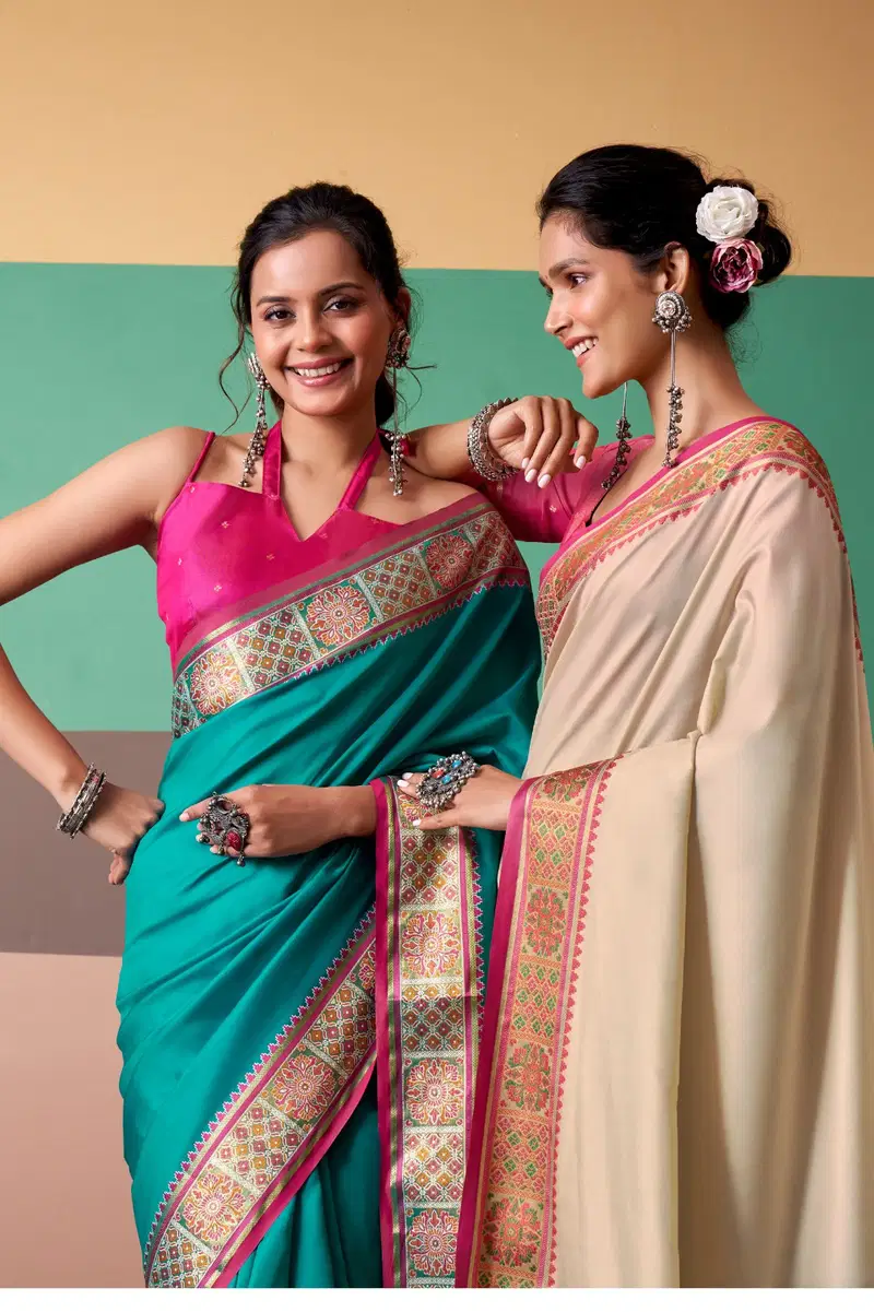 Rajpath Vrindavan Silk Vol 3 Patola Silk Party Wear Saree Collection Wholesale