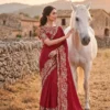 Latest Mahotsav Mohmanthan Hits Georgette Silk Embroidered Saree Collection Wholesale 2026